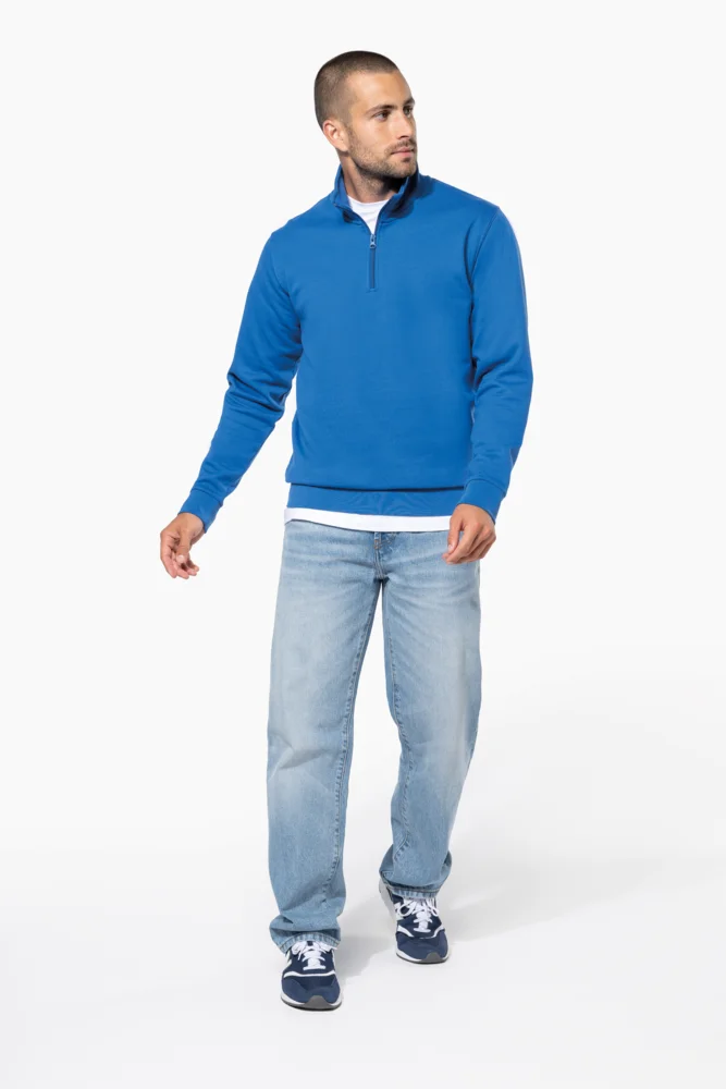 Sweater mit 1/4 Zip