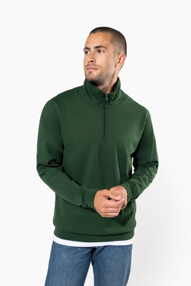 Sweater mit 1/4 Zip
