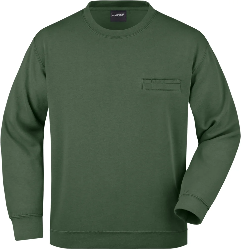 Sweater with Breast Pocket