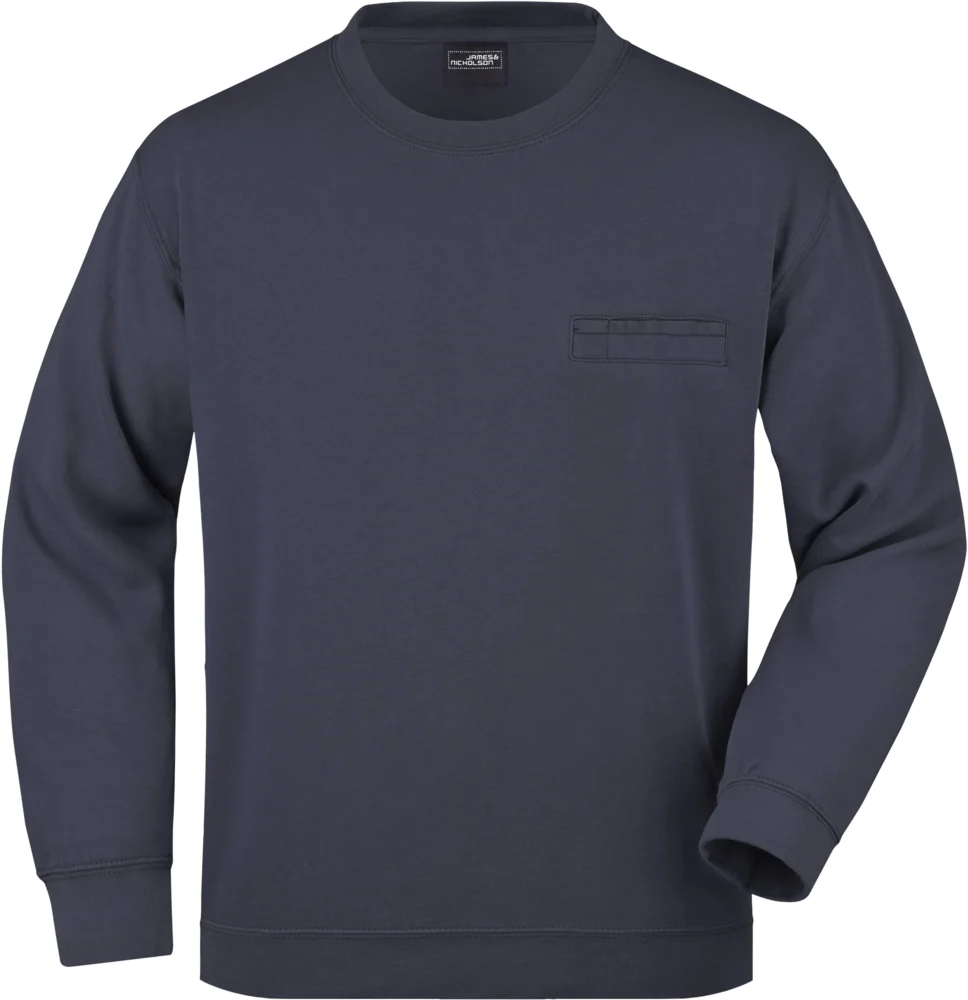 Sweater with Breast Pocket