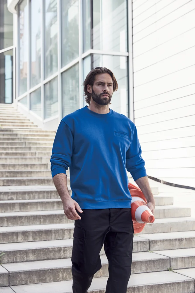 Sweater with Breast Pocket