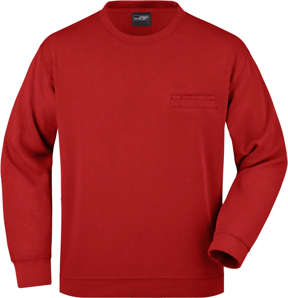 Sweater with Breast Pocket