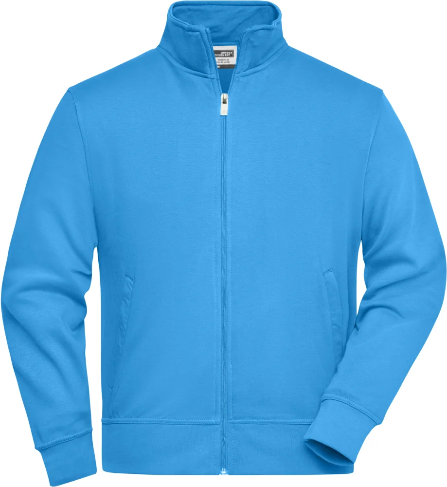 Sweatjacke mit Stehkragen