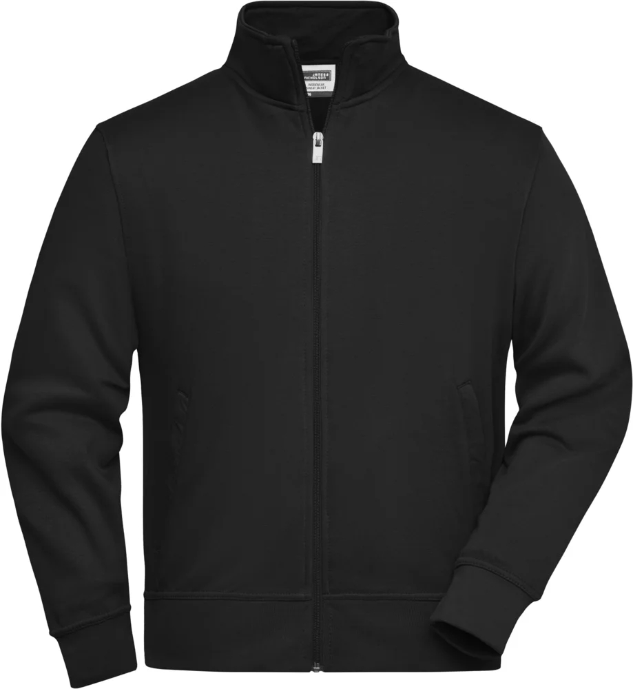 Sweatjacke mit Stehkragen