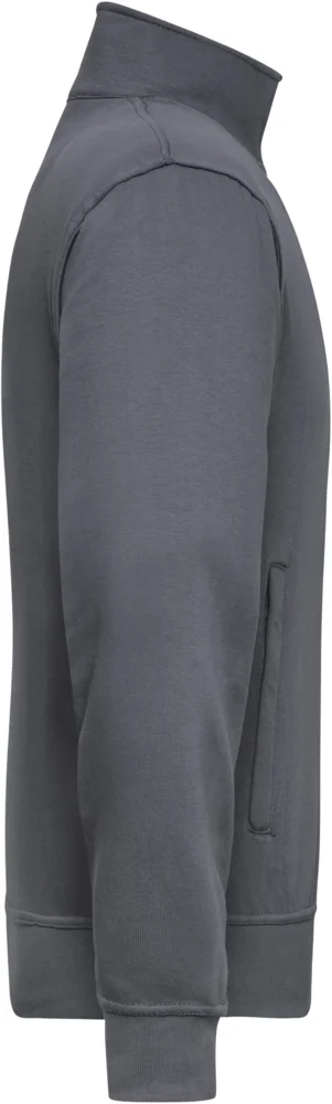 Sweatjacke mit Stehkragen