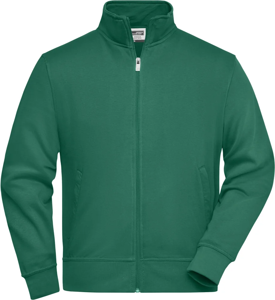 Sweatjacke mit Stehkragen