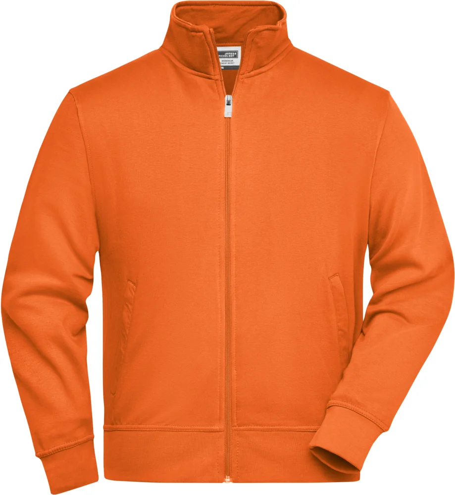 Sweatjacke mit Stehkragen