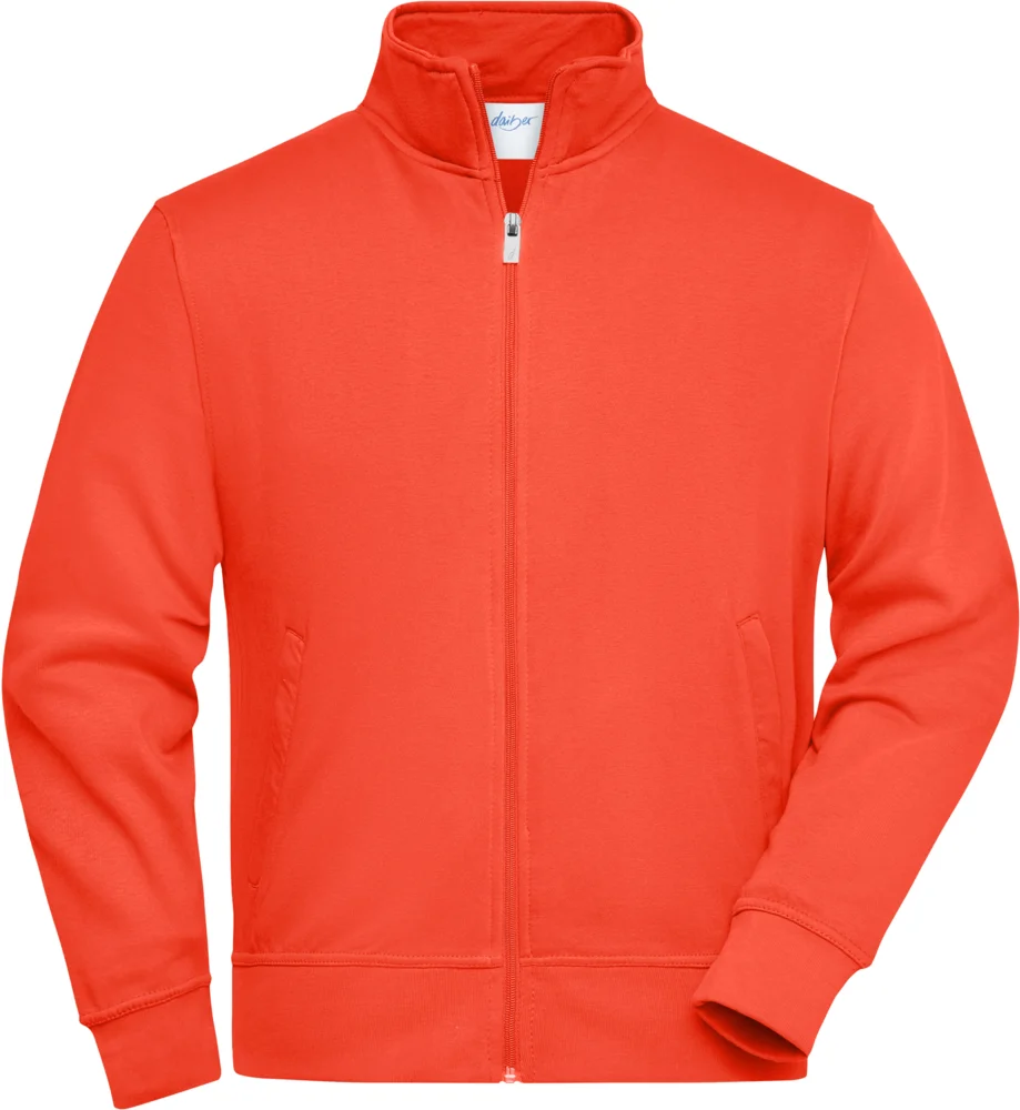 Sweatjacke mit Stehkragen