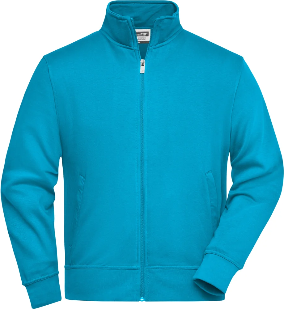 Sweatjacke mit Stehkragen