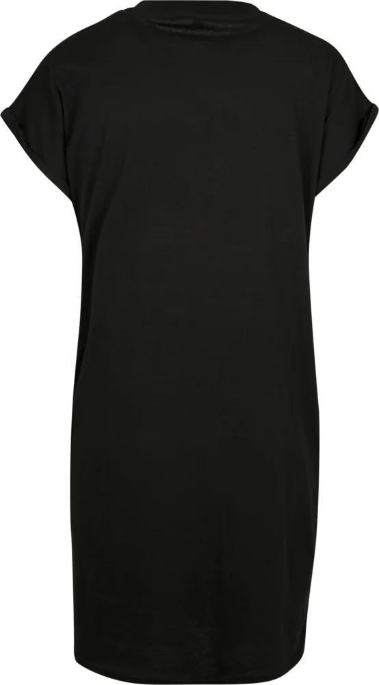 T-shirt Dress with stand-up collar