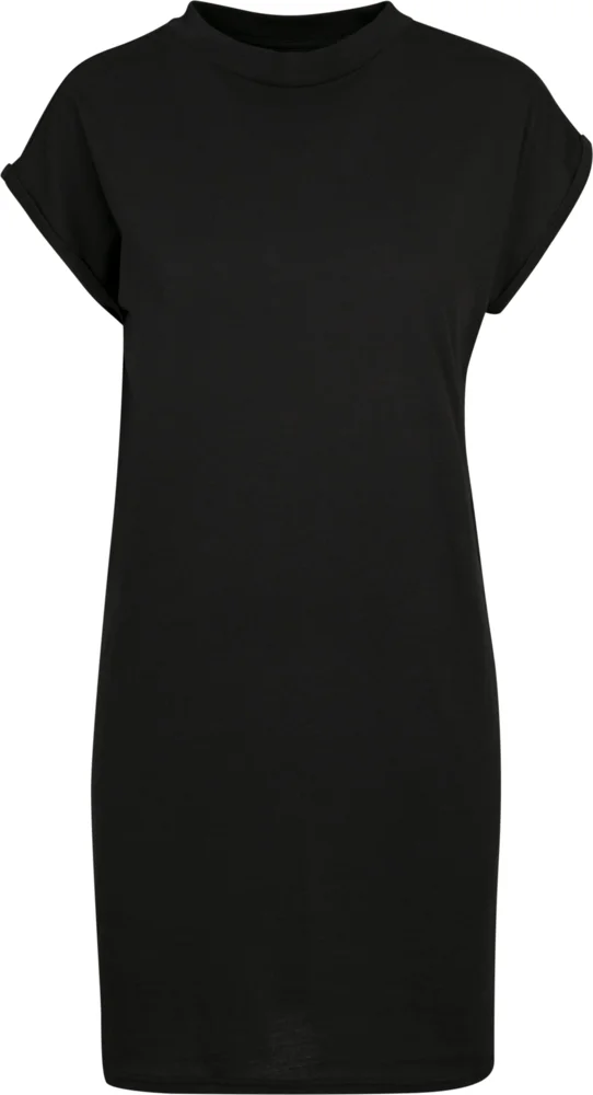 T-shirt Dress with stand-up collar