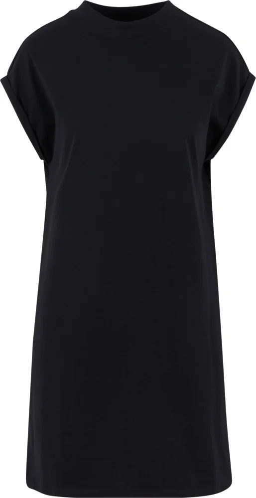 T-Shirt Kleid mit Stehkragen
