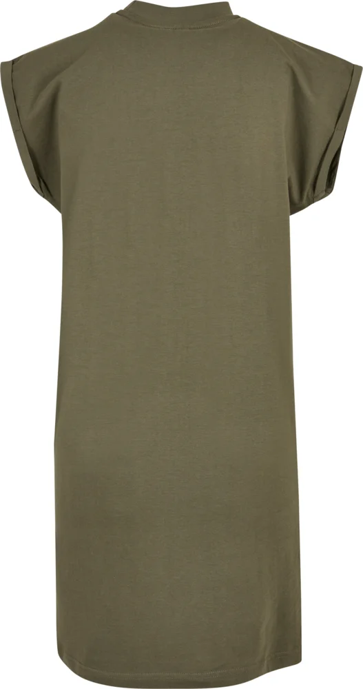 T-shirt Dress with stand-up collar