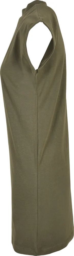 T-shirt Dress with stand-up collar