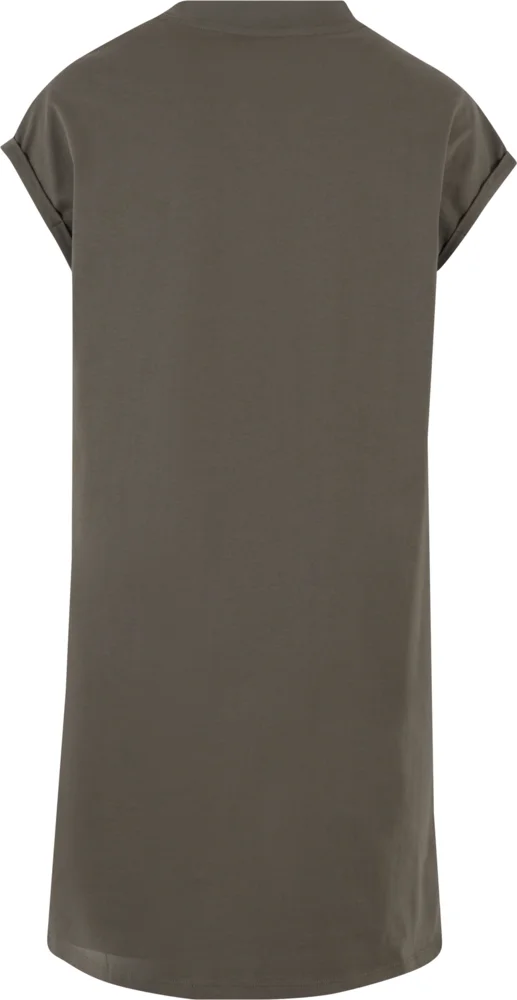 T-Shirt Kleid mit Stehkragen