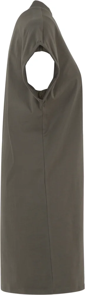 T-Shirt Kleid mit Stehkragen