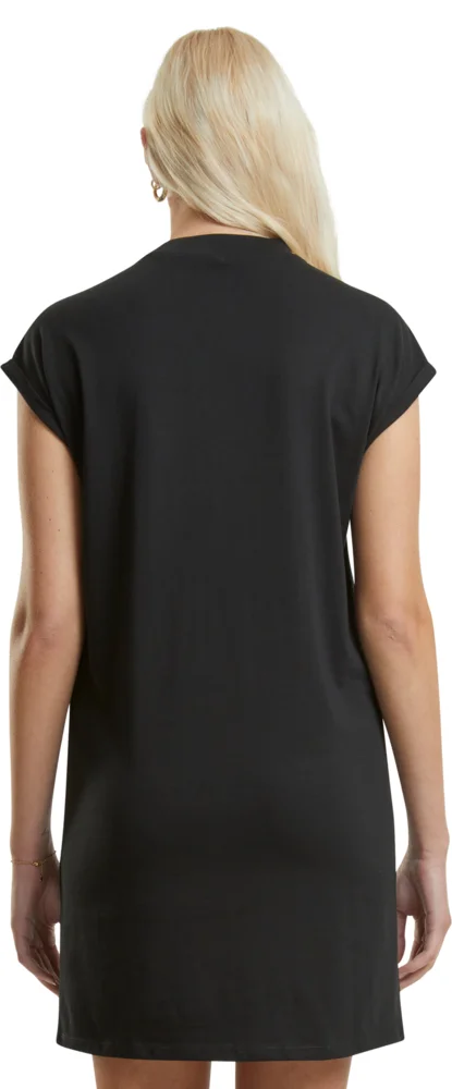 T-Shirt Kleid mit Stehkragen