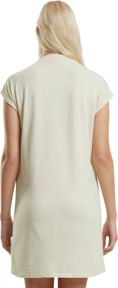 T-Shirt Kleid mit Stehkragen
