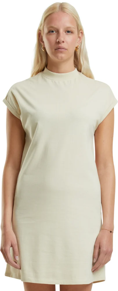 T-Shirt Kleid mit Stehkragen