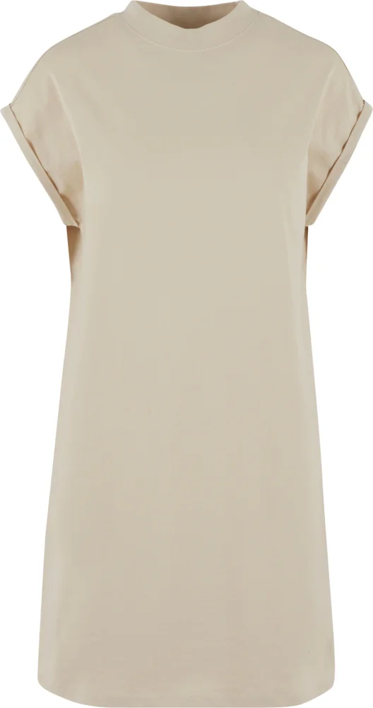 T-Shirt Kleid mit Stehkragen