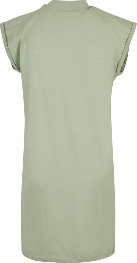 T-shirt Dress with stand-up collar