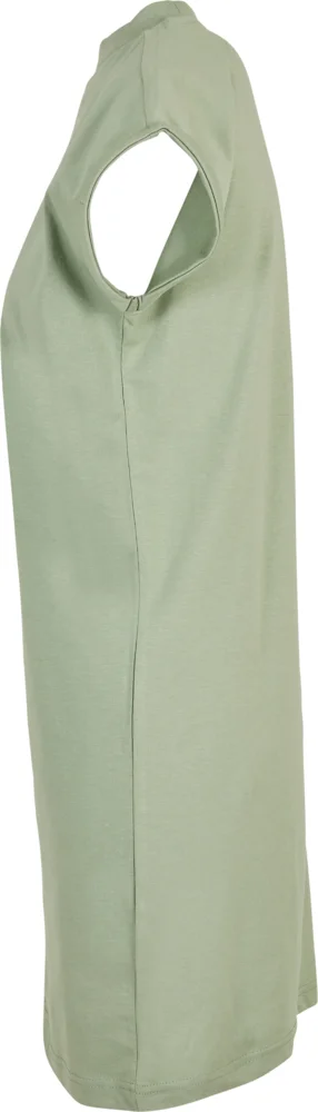 T-shirt Dress with stand-up collar
