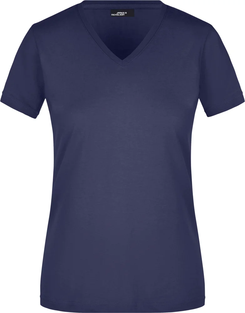 Ladies' Tailored V-Neck T-Shirt