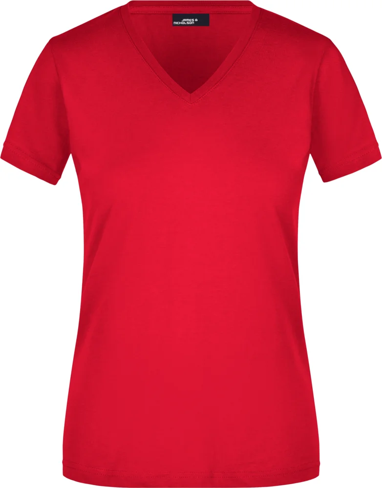 Ladies' Tailored V-Neck T-Shirt