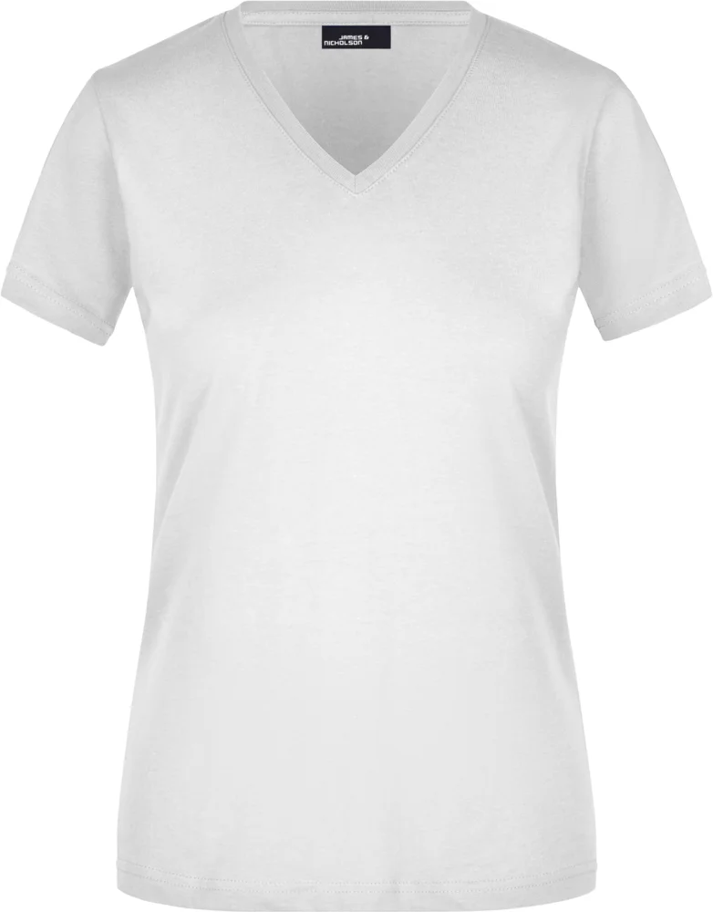 Ladies' Tailored V-Neck T-Shirt