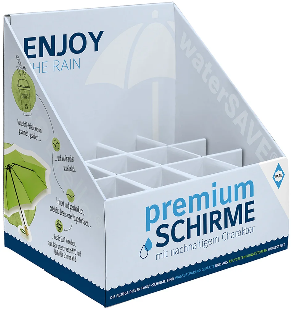 Taschenschirm Display 12