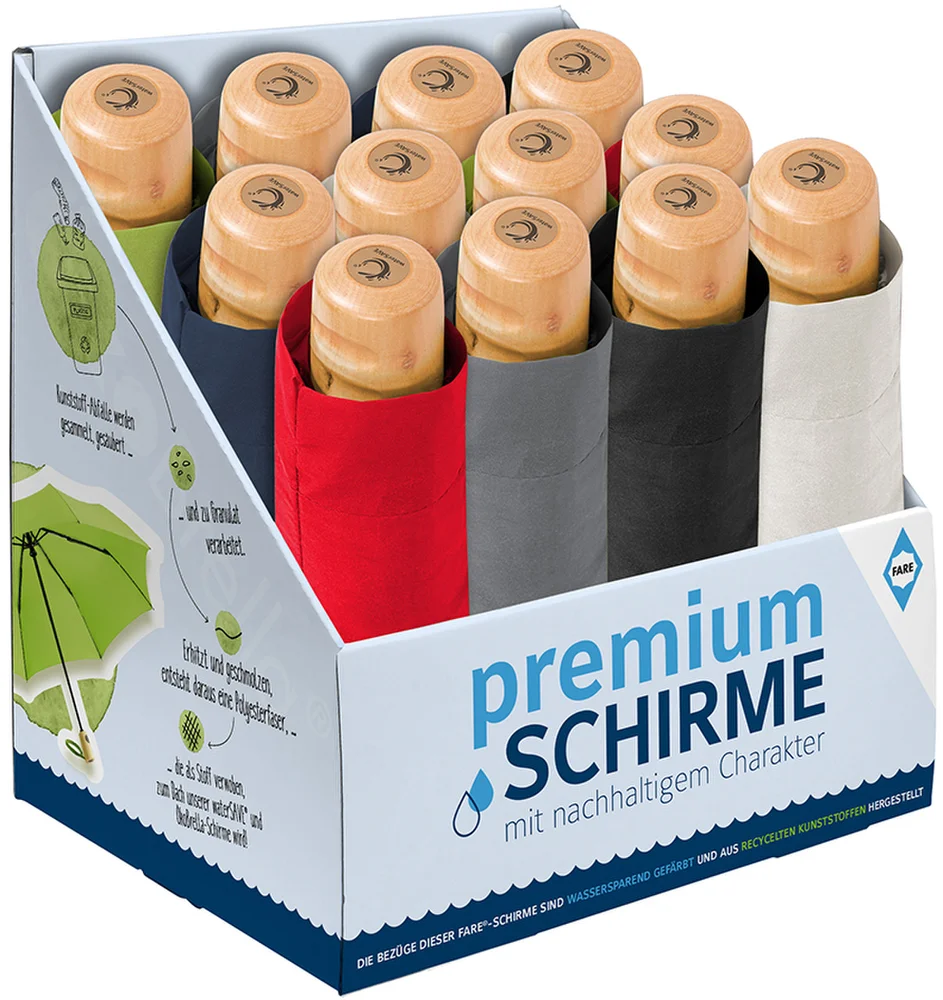 Taschenschirm Display 12