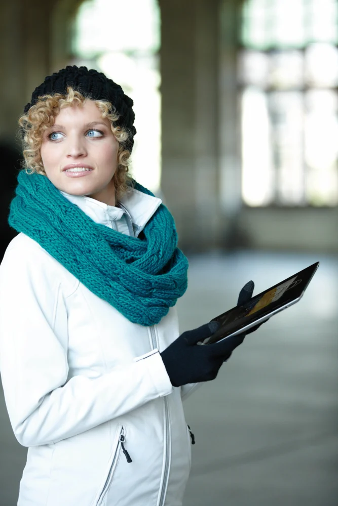 Touchscreen Strick Handschuhe