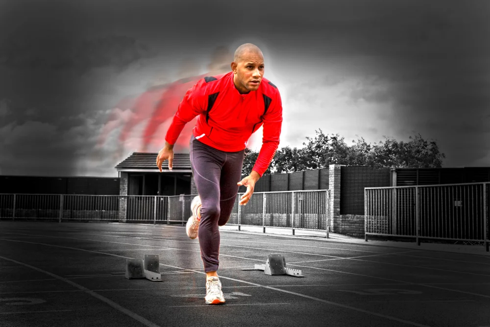 Trainings Top mit "1/4" Zip langarm