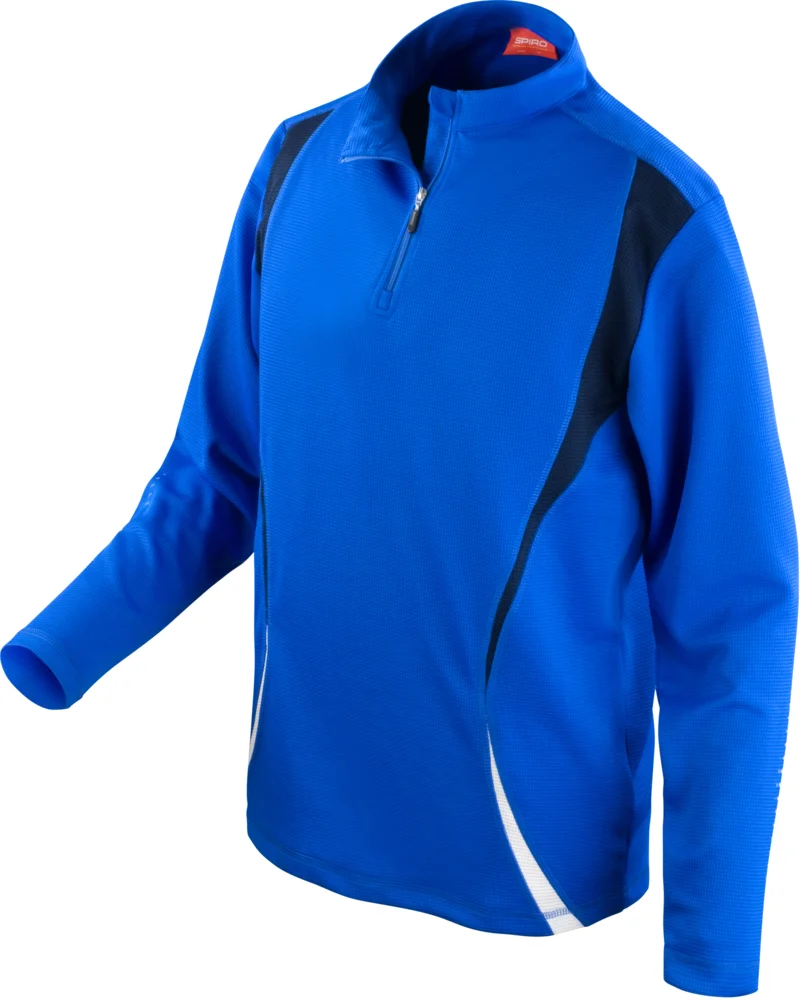Trainings Top mit "1/4" Zip langarm