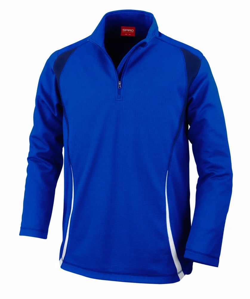 Trainings Top mit "1/4" Zip langarm