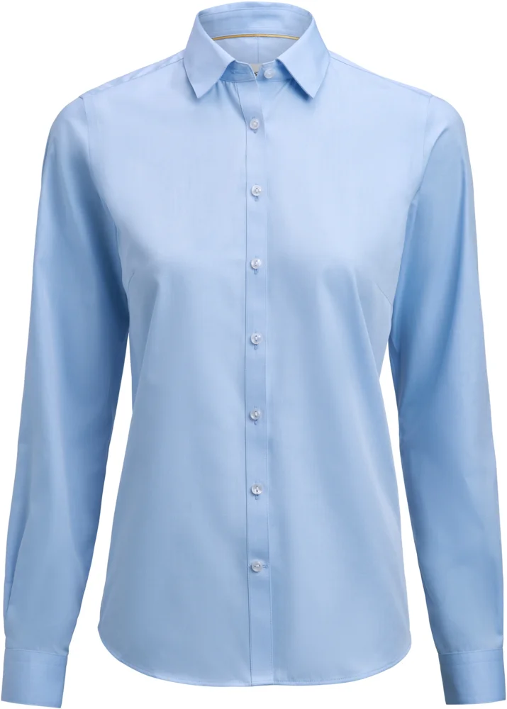 Twill Bluse langarm
