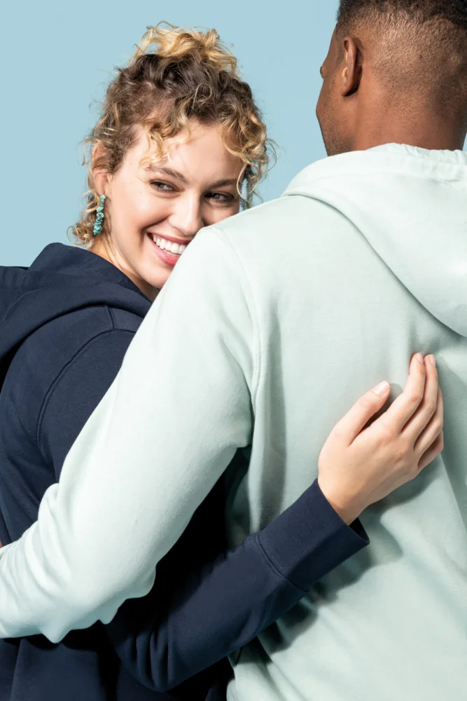 Umweltfreundliche Kapuzen Sweatjacke