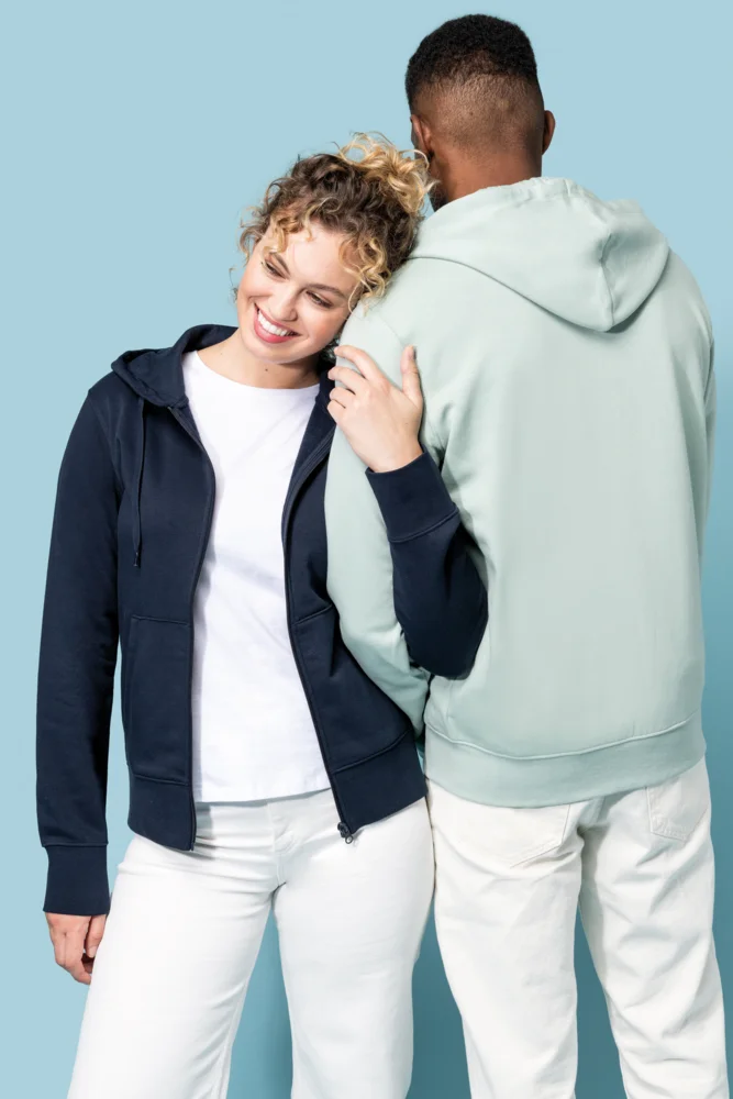 Umweltfreundliche Kapuzen Sweatjacke