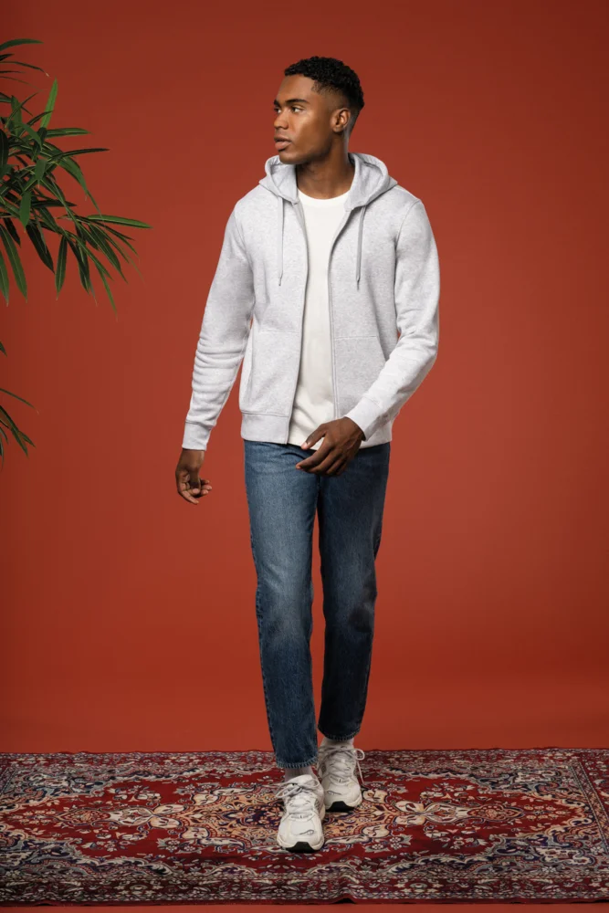 Umweltfreundliche Kapuzen Sweatjacke