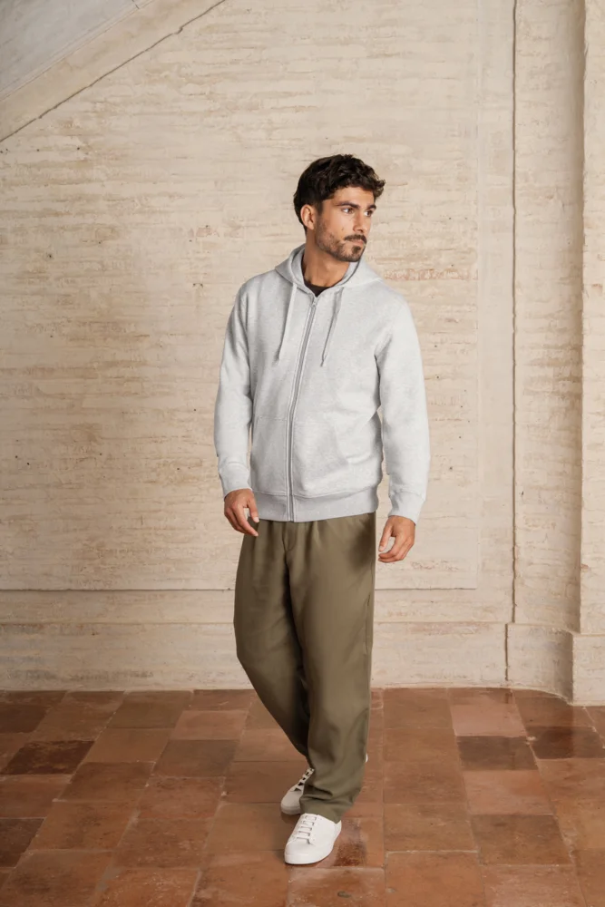 Umweltfreundliche Kapuzen Sweatjacke