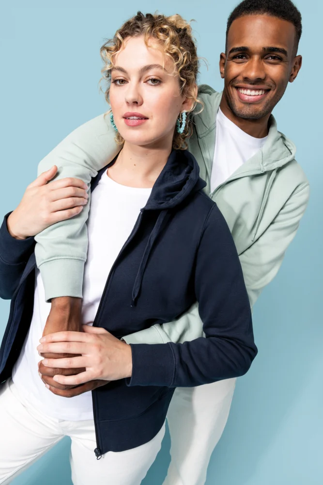 Umweltfreundliche Kapuzen Sweatjacke