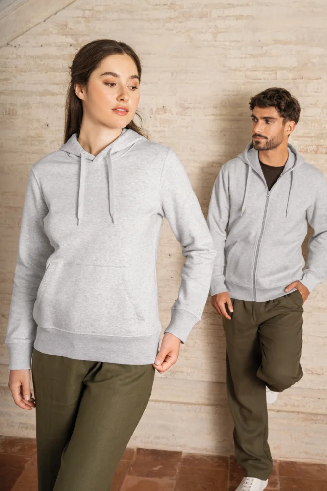 Umweltfreundliche Kapuzen Sweatjacke