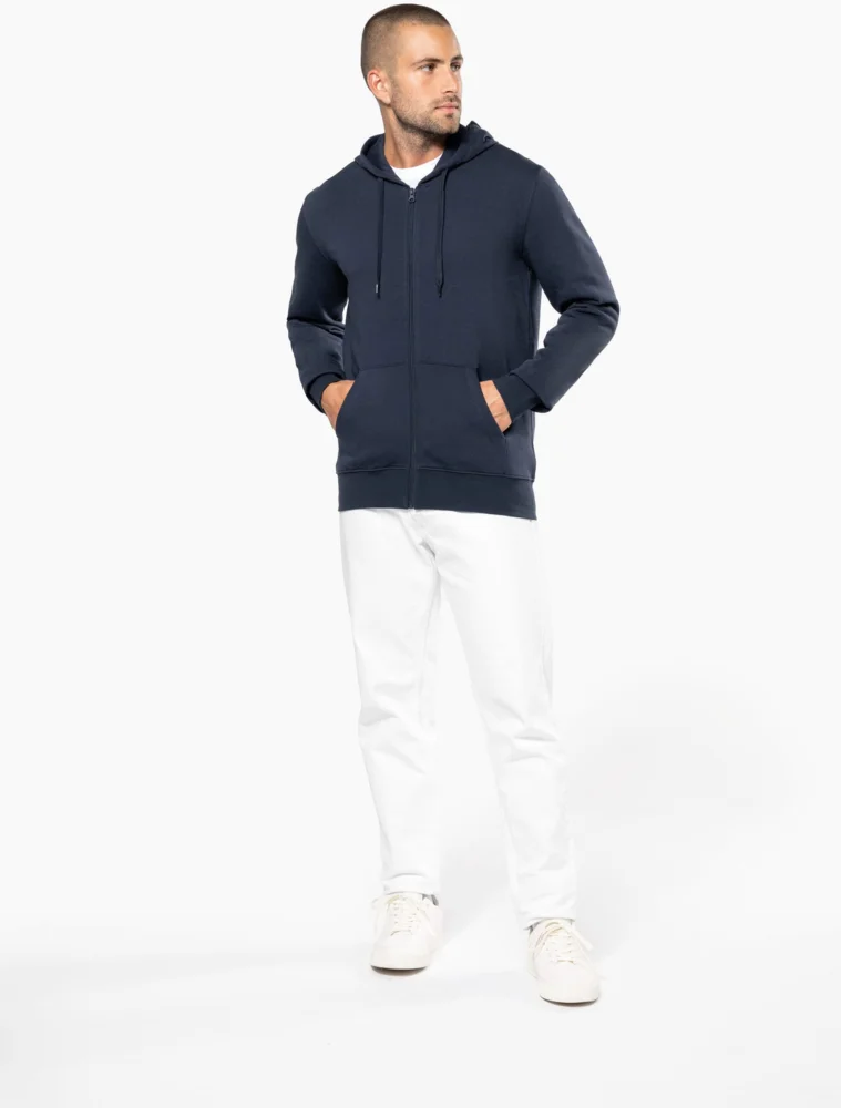 Umweltfreundliche Kapuzen Sweatjacke