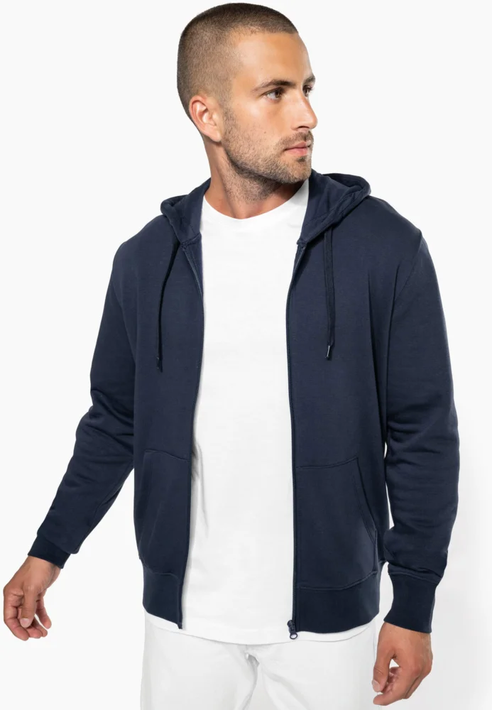 Umweltfreundliche Kapuzen Sweatjacke