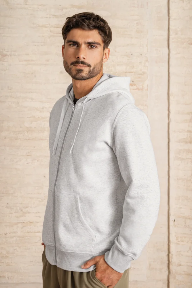 Umweltfreundliche Kapuzen Sweatjacke