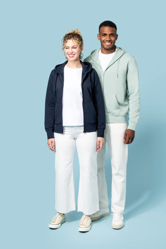 Umweltfreundliche Kapuzen Sweatjacke