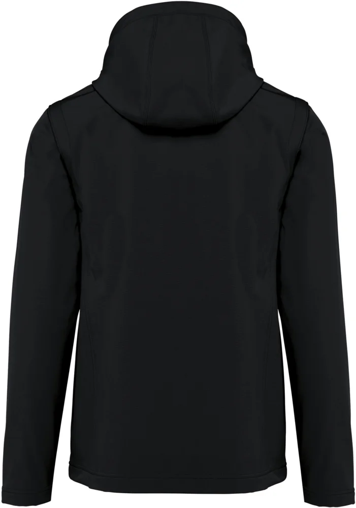 Unisex 3 -layer hooded softshell jacket