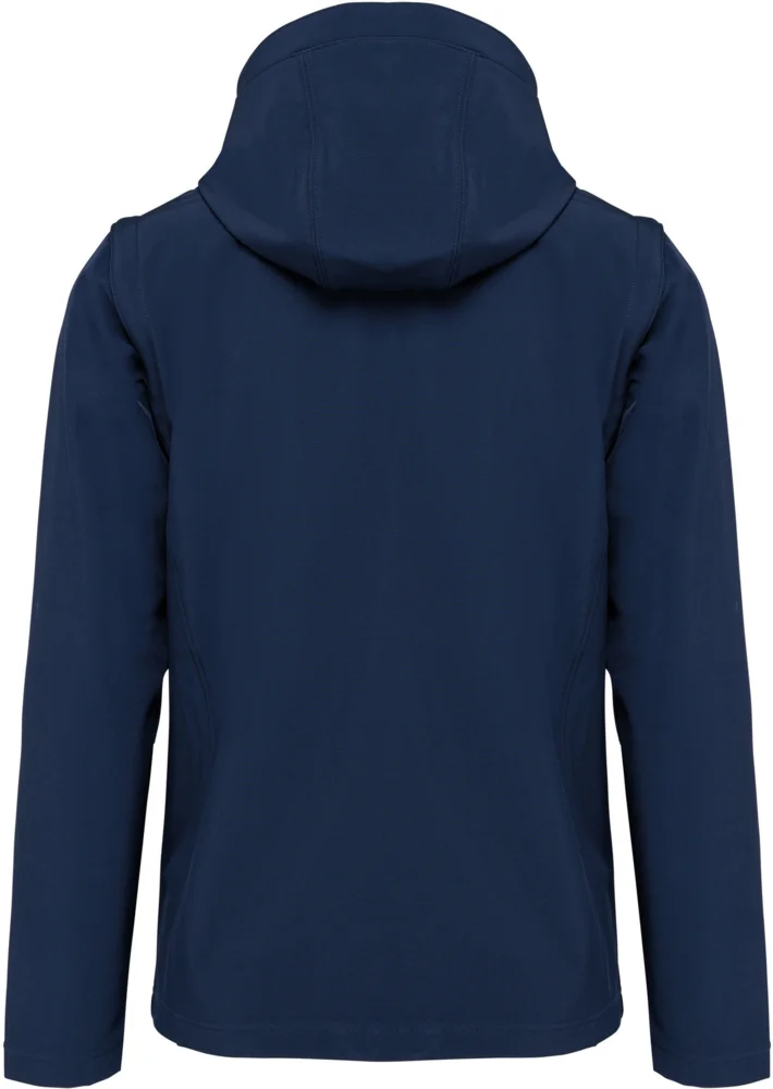 Unisex 3 -layer hooded softshell jacket