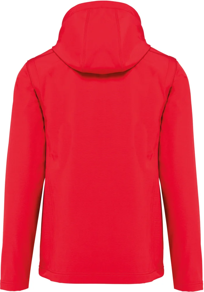 Unisex 3 -layer hooded softshell jacket
