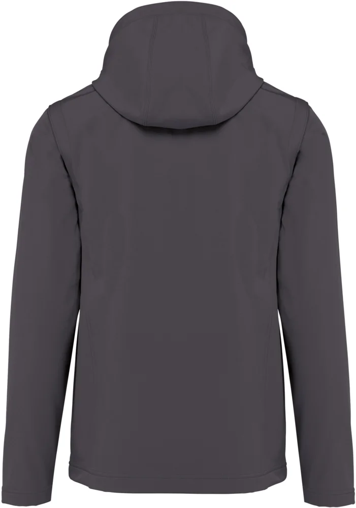Unisex 3 -layer hooded softshell jacket